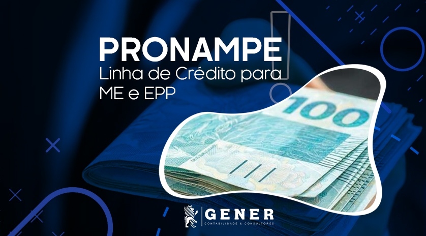 Pronampe Linha De Crédito Para Me E Epp Gener Contabilidade 4353